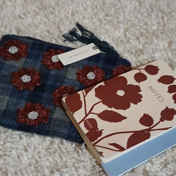 NWT ANTHROPOLOGIE BEADED BAG /NOTE BOOK - Picture 8 of 15